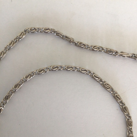 SILVER EVENING BAG REPLACEMENT STRAP CHAIN - Picture 4 of 4